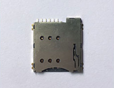 Micro1.35H 6P Push自弹式 SIM卡座